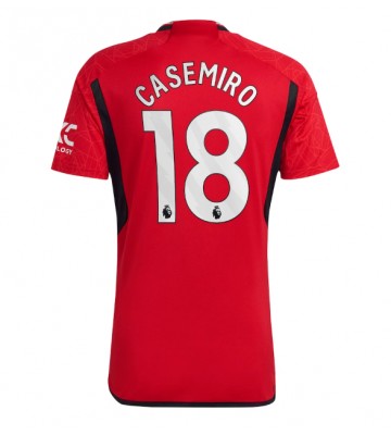 Manchester United Casemiro #18 Hemmatröja 2023-24 Korta ärmar